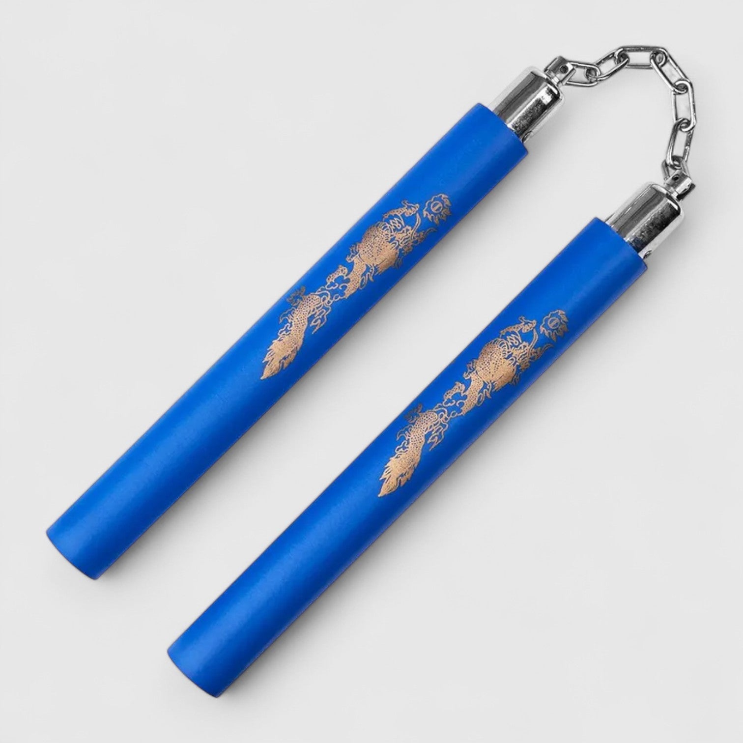 OKINAWA Blå Nunchaku Dragon i Skumgummi 30,5 cm - CombatStore.no