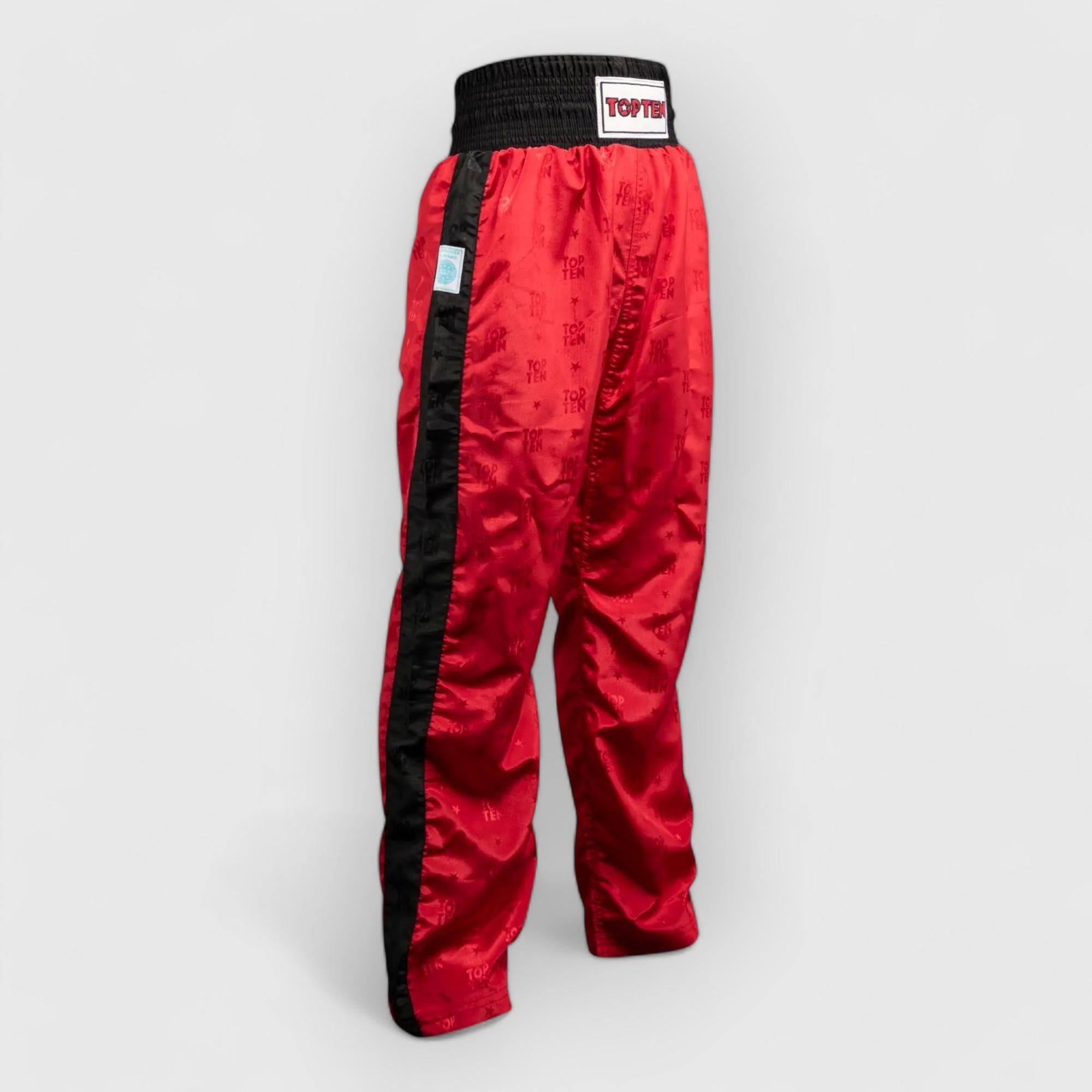 TOP TEN Classic Kickboxingbukse i høy kvalitet for trening og konkurranse – slitesterk - CombatStore.no