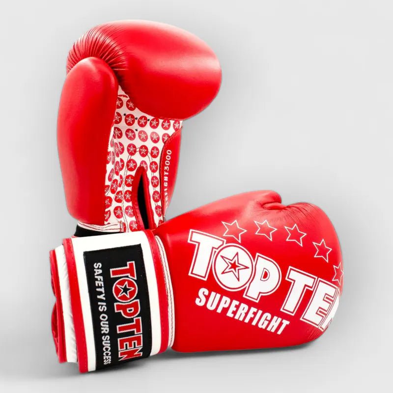 TOP TEN New Boksehansker Superfight 3000 - Rød og Blå 10oz - CombatStore.no