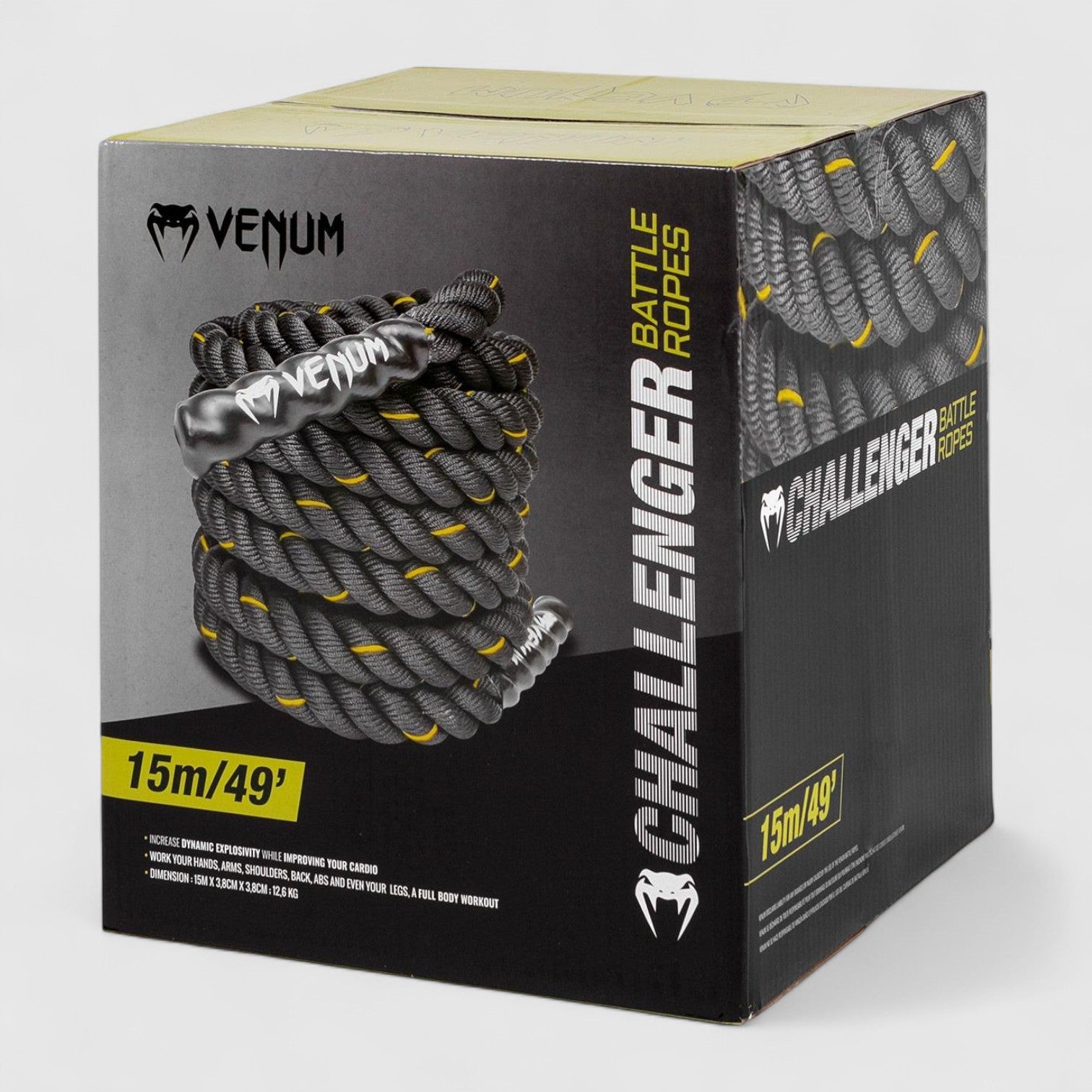 VENUM Challenger Battle Rope - 9,12 og 15 meter - CombatStore.no
