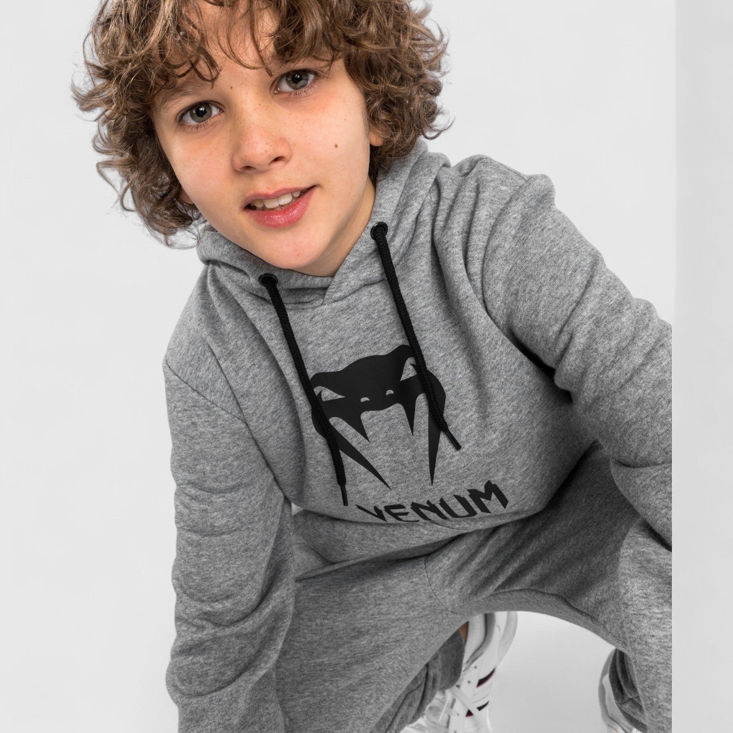 VENUM Classic Joggebukse for barn - Lys/Grå - CombatStore.no