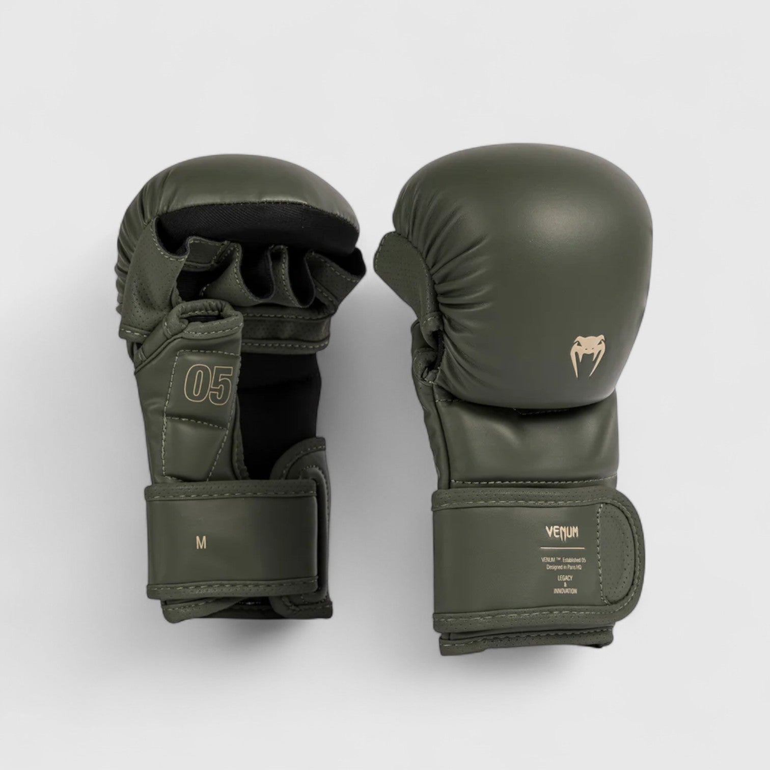 VENUM Impact Evo MMA Sparringshansker - Militærgrønn - CombatStore.no