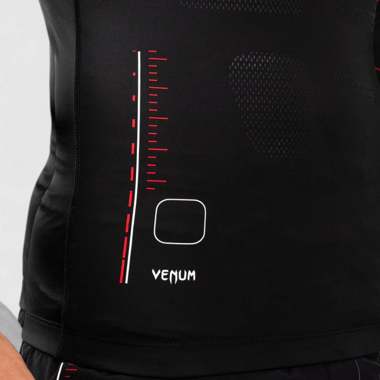 VENUM Tactical XT Rashguard med lange ermer Svart og Rød - CombatStore.no