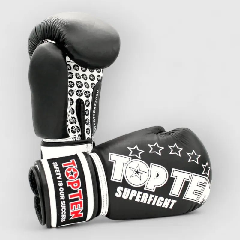 TOP TEN New Boksehansker Superfight 3000 - Svart - CombatStore.no