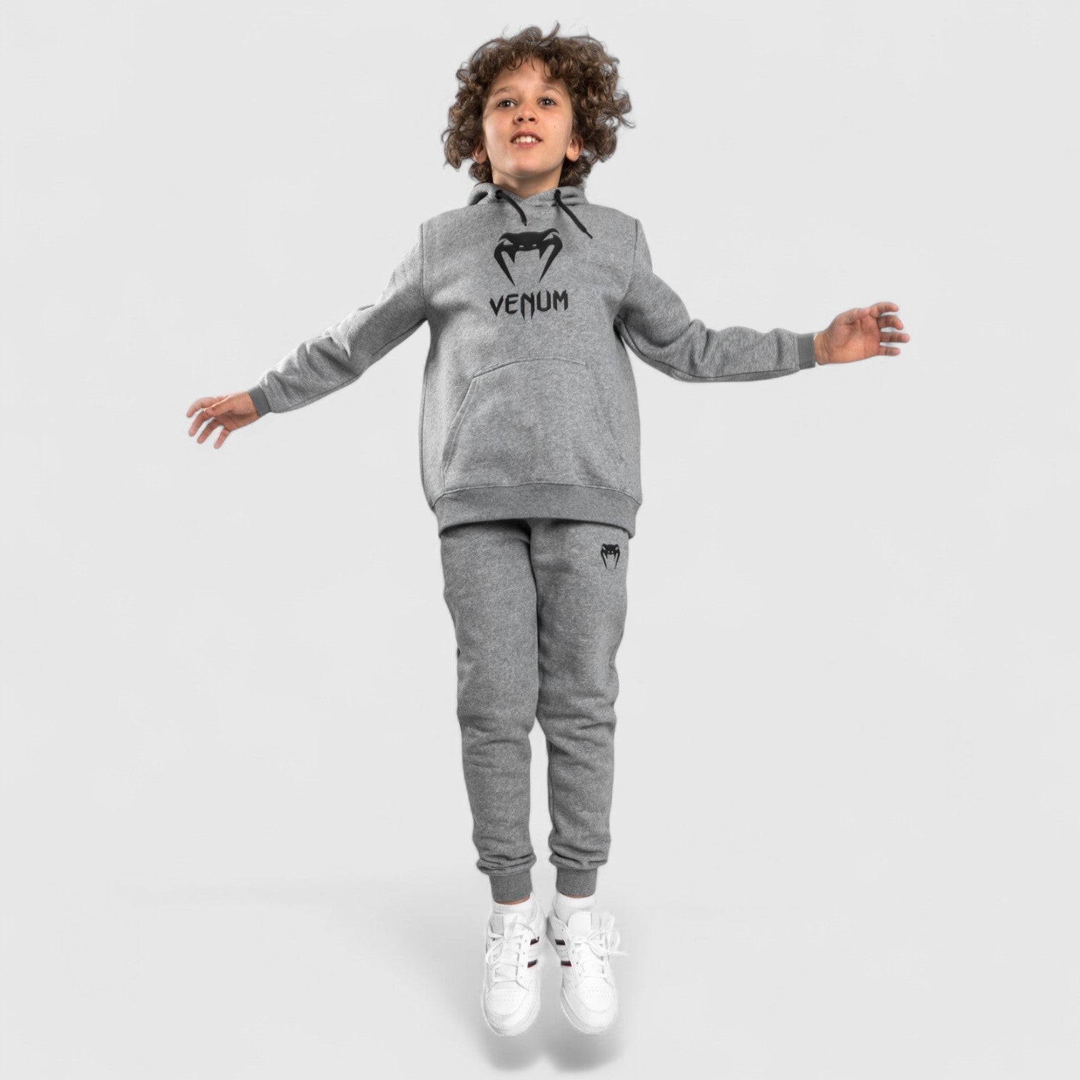 VENUM Classic Joggebukse for barn - Lys/Grå - CombatStore.no