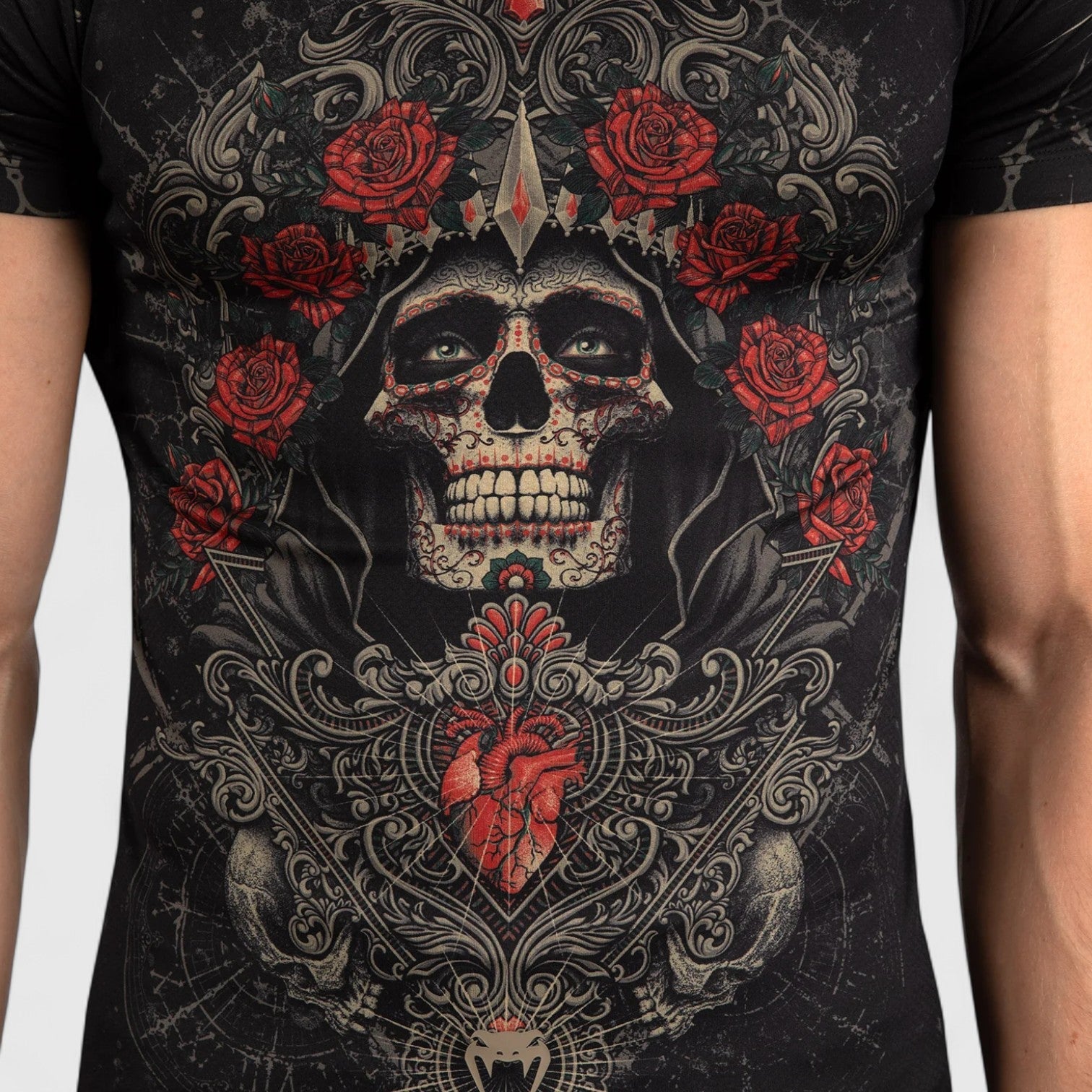 VENUM Santa Muerte 5.0 kortarmet Rashguard - CombatStore.no